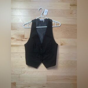 NWT Seven Pharaohs Button Down Solid Vest